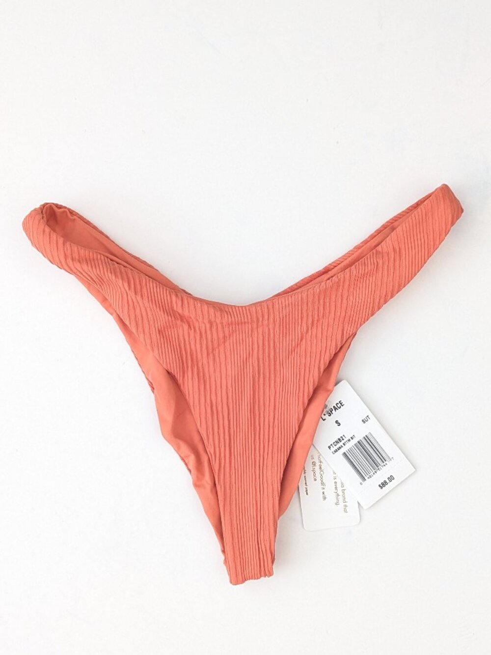 LSpace Cabana Bitsy Bikini Bottom Coral Womens Small